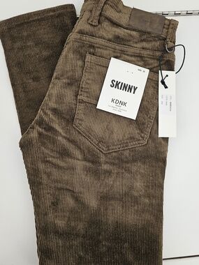 KDNK Skinny Corduroy Men’s Pants in Brown